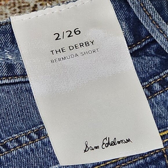 Sam Edelman The Derby Bermuda Shorts Size 2/26 - Picture 6 of 6